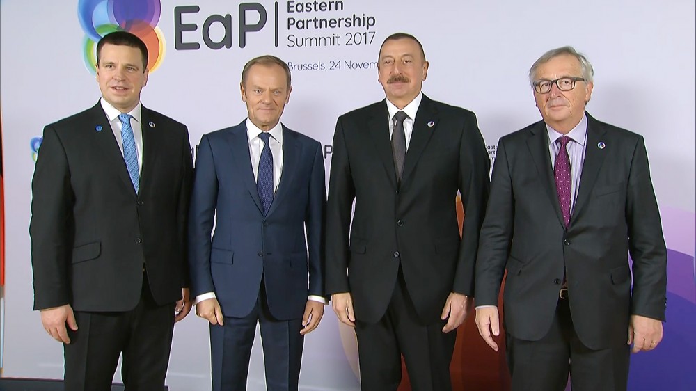 President Ilham Aliyev attended EU Eastern Partnership Summit in Brussels