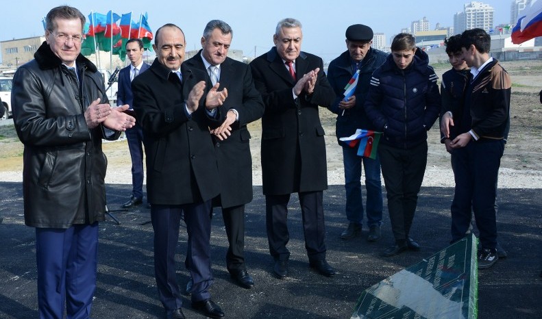 В Баку заложен фундамент Астраханского делового центра