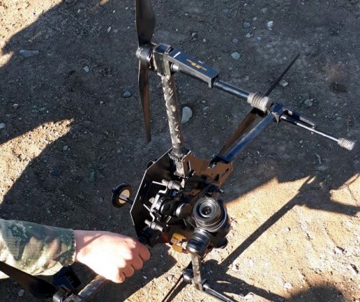 Azerbaijani armed forces shoot down Armenian drone