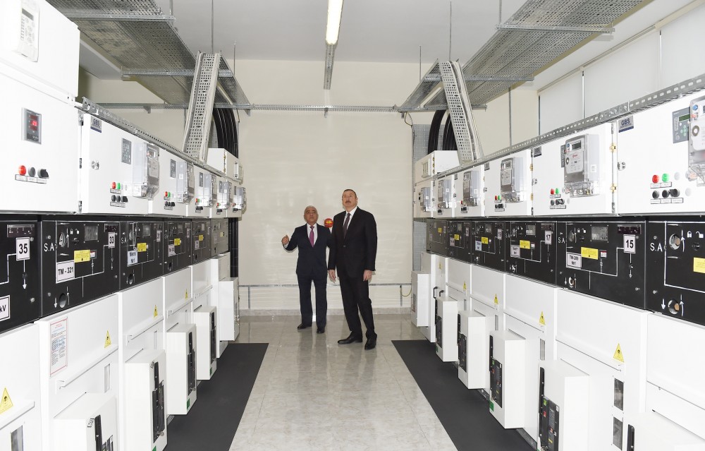 President Ilham Aliyev inaugurated administrative building and substations of Baku Distribution Network