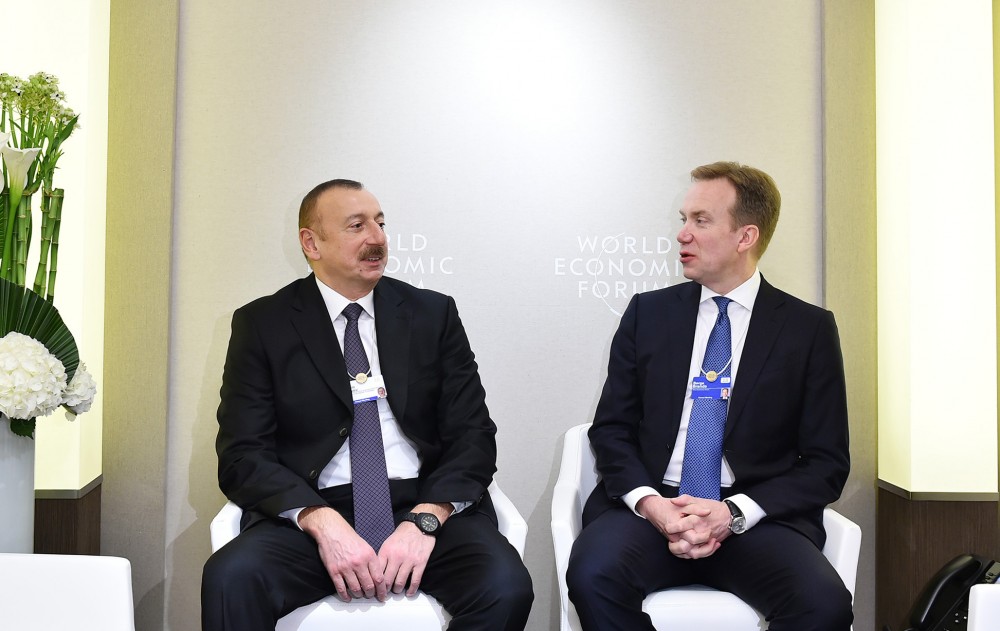 Рабочий визит Президента Азербайджана Ильхама Алиева в Швейцарию