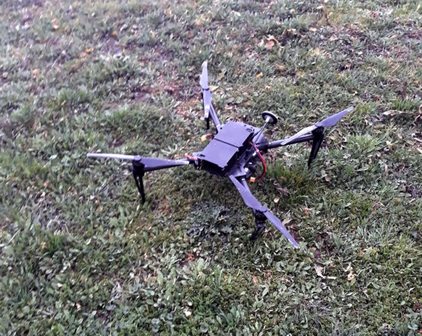 Quadrocopter of Armenian armed forces intercepted