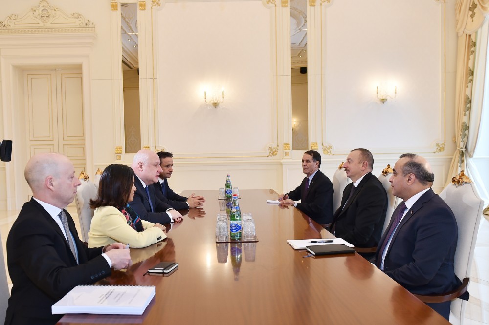 President Ilham Aliyev received delegation led by OSCE Parliamentary Assembly president
