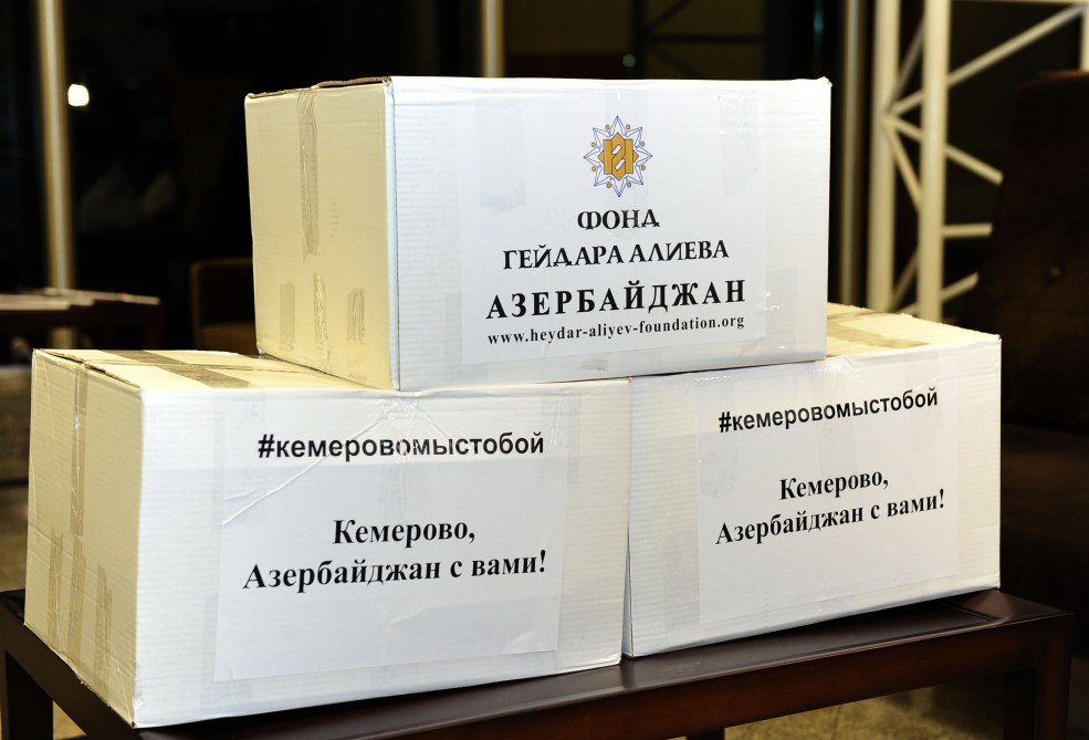 Heydar Aliyev Foundation provides relief to families of victims of Kemerovo shopping mall fire