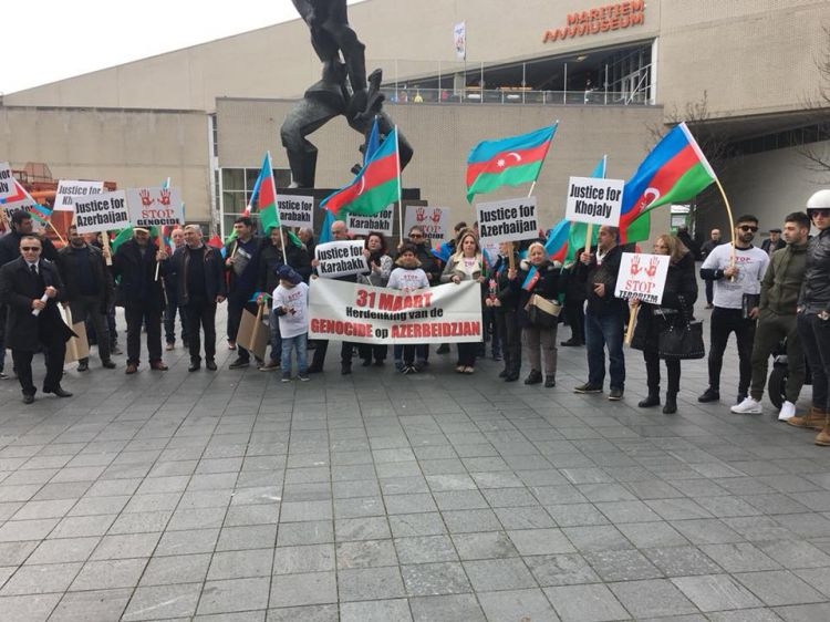В Нидерландах в связи с геноцидом азербайджанцев проведен «Тихий марш»