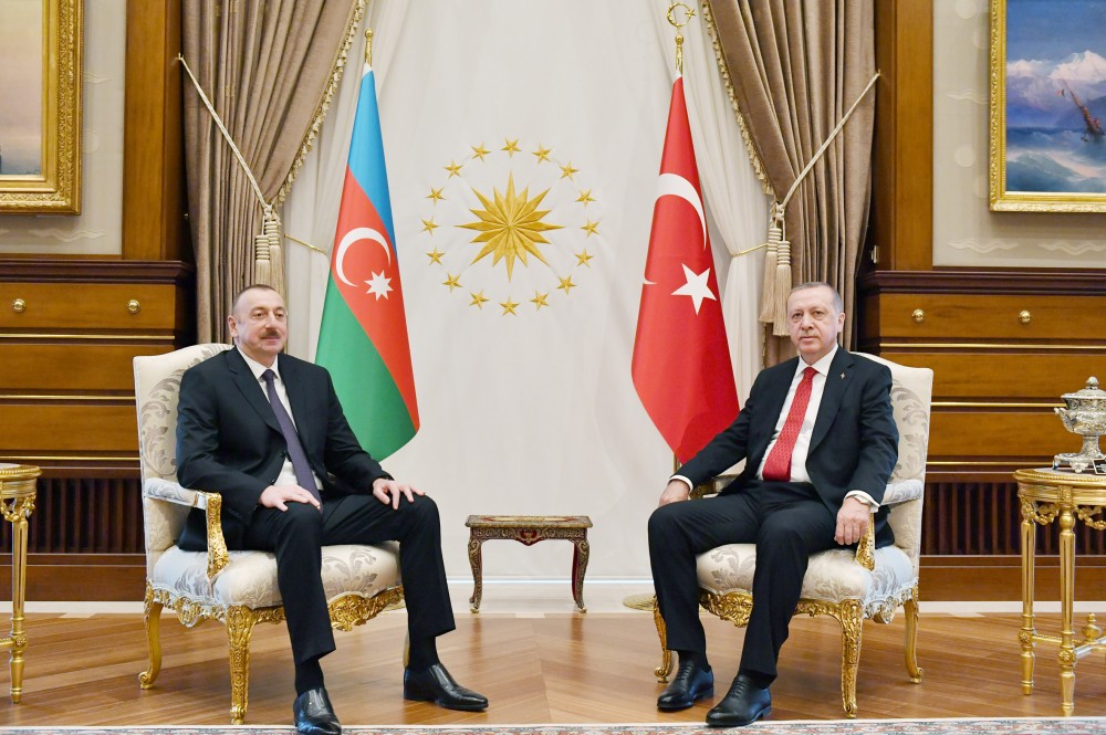 President Ilham Aliyev, Turkish President Recep Tayyip Erdogan held one-on-one meeting