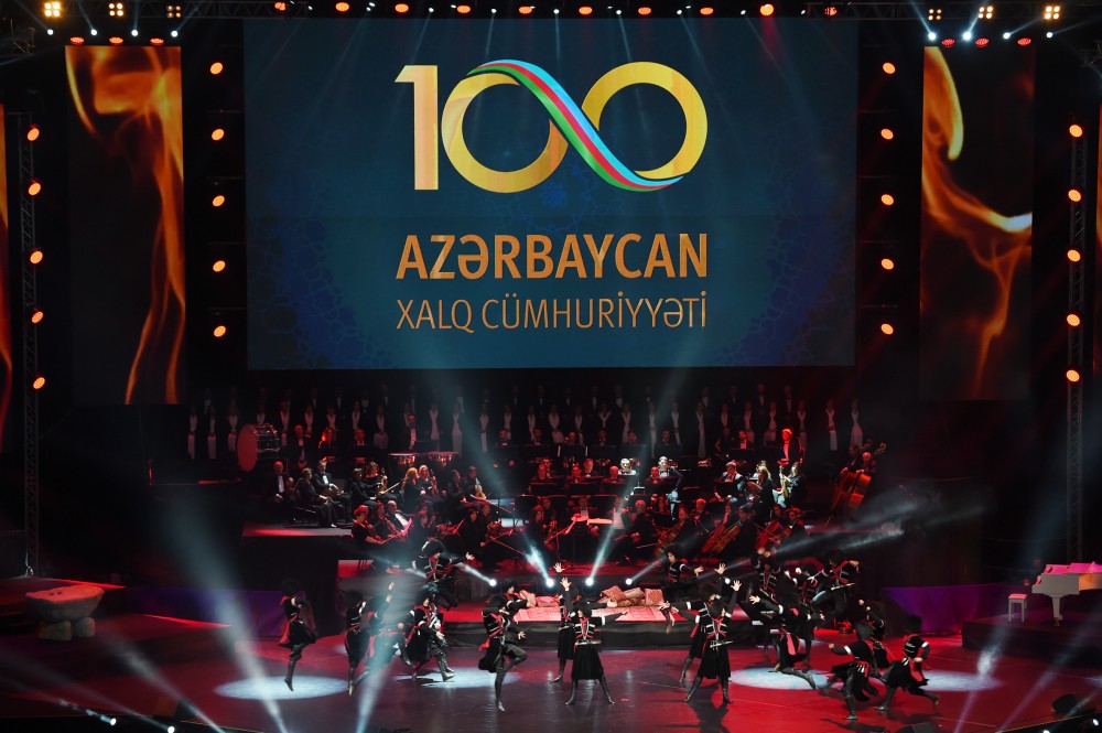 Solemn concert dedicated to centennial of Azerbaijan Democratic Republic was held in Baku Crystal Hall