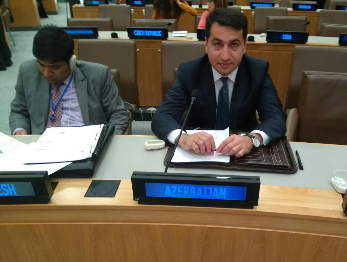 На заседании комитета Генассамблеи ООН были осуждены кампании по дезинформации против Азербайджана