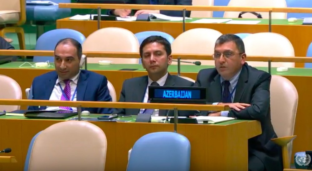 Заявление делегации Азербайджанской Республики в порядке осуществления права на ответ на заявление премьер-министра Республики Армения на общеполитических дискуссиях 73-й сессии Генеральной Ассамблеи ООН