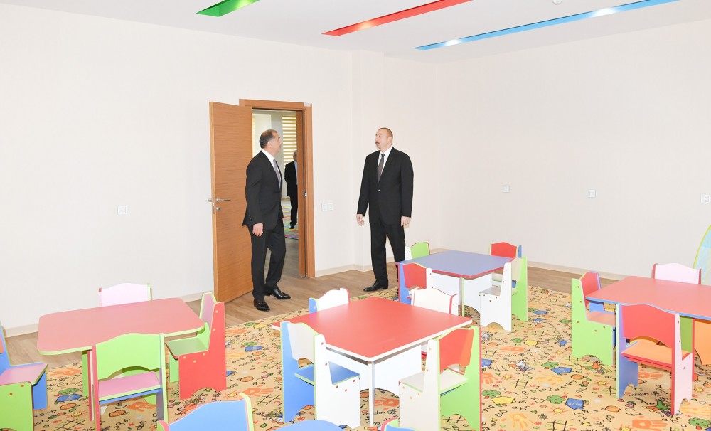 По инициативе Фонда Гейдара Алиева в Имишли построен ясли-детский сад на 100 мест