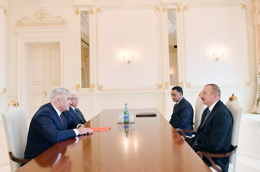 Президент Азербайджана Ильхам Алиев принял министра внутренних дел России
