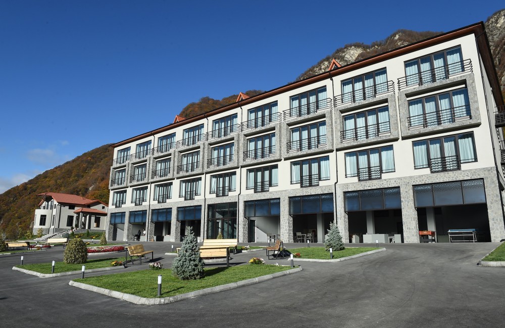 President Ilham Aliyev inaugurated Yurd Hotel in Gakh