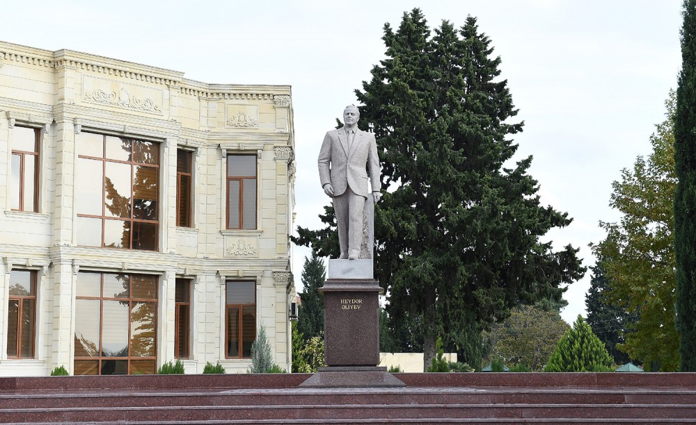 President Ilham Aliyev arrived in Aghdam district for visit