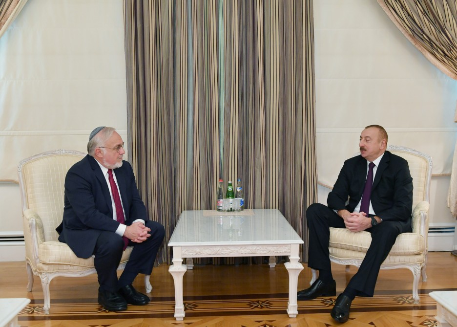 President Ilham Aliyev received US renowned religious figures