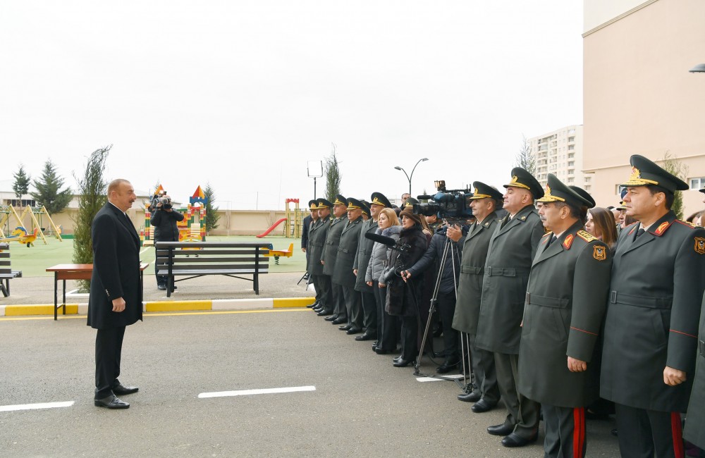 Prezident: Gələn il şəhid ailələrinə, Qarabağ müharibəsi əlillərinə dövlət tərəfindən ən azı 800 mənzil veriləcək