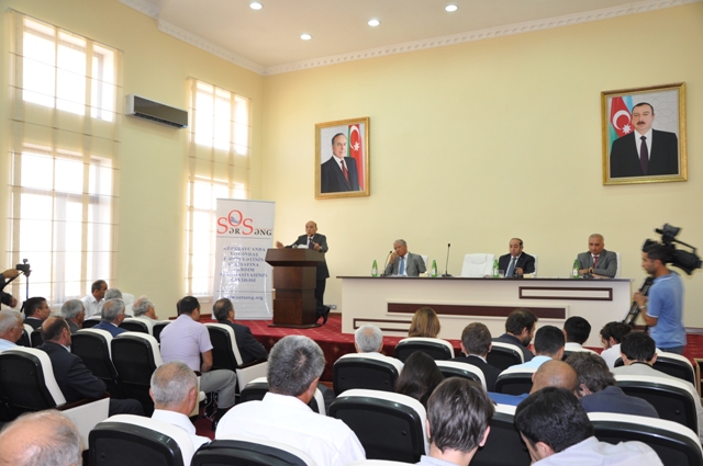 Выступление Спиридон Кувелиса, (бывший член Парламента Грециина) международной конференции «СОС Сарсанг», проведенной в г. Тертер 7 сентября 2013 года