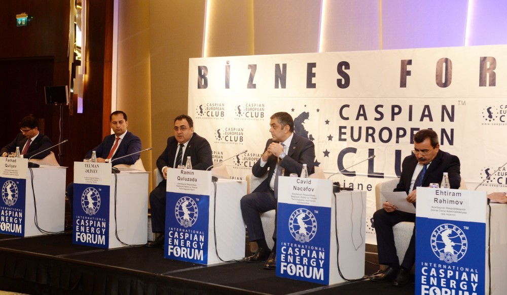 Ministry of Transport, Communication and High Technologies and Caspian European Club to hold business forum