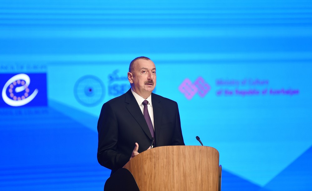 5th World Forum on Intercultural Dialogue gets underway in Baku.  President Ilham Aliyev attended opening of the Forum