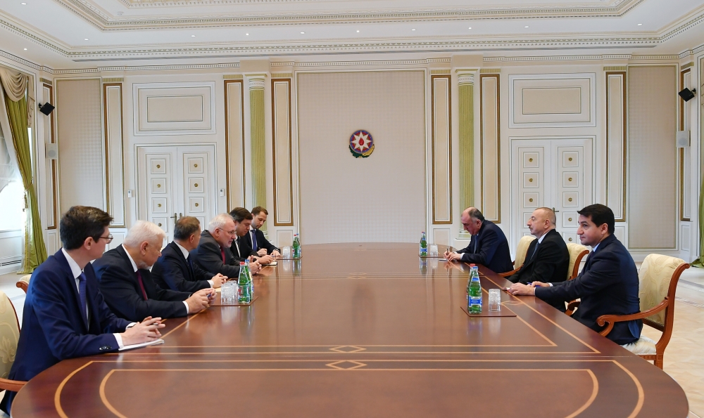 Президент Ильхам Алиев принял сопредседателей Минской группы ОБСЕ