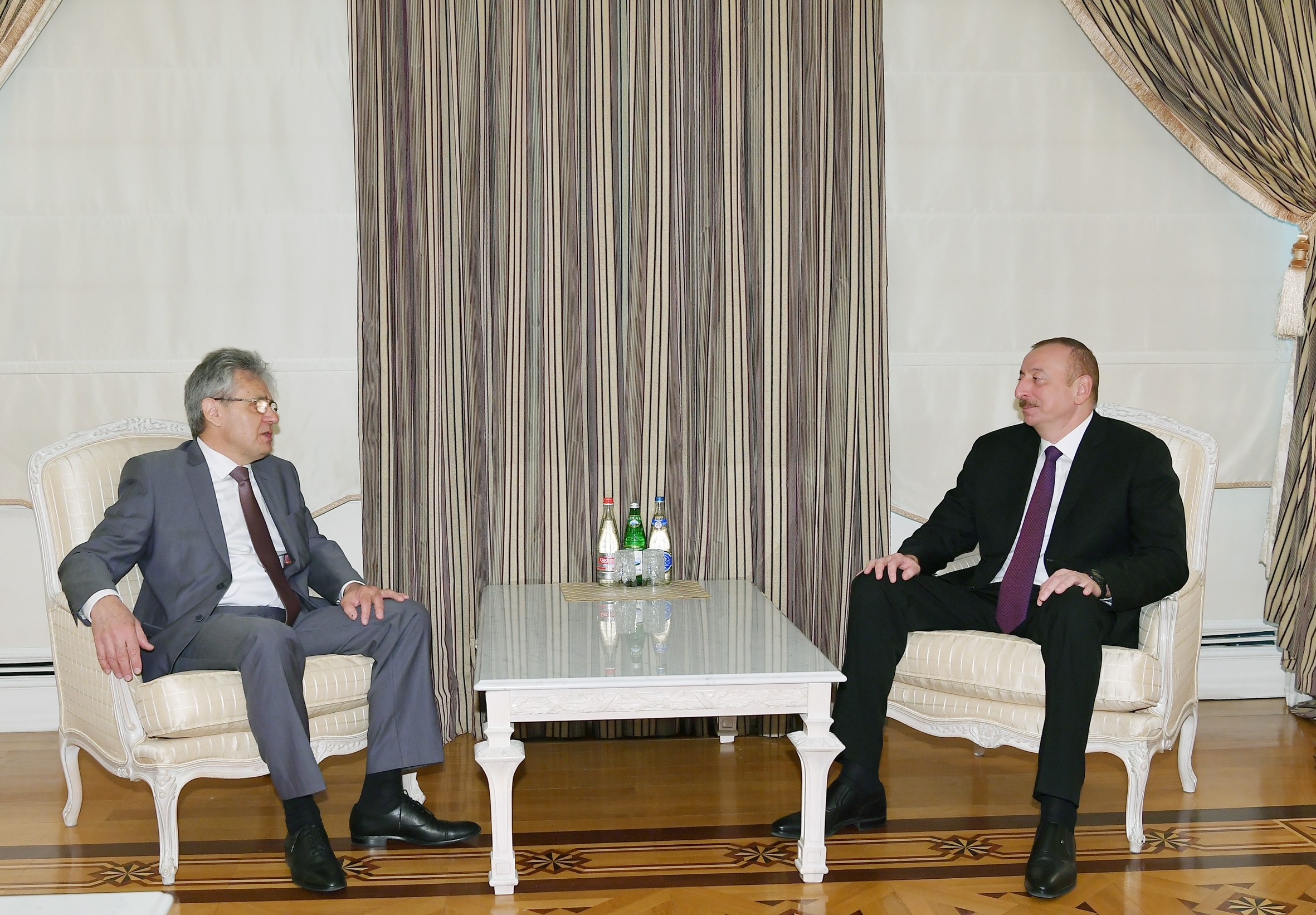 President Ilham Aliyev receives president of Russian Academy of Sciences