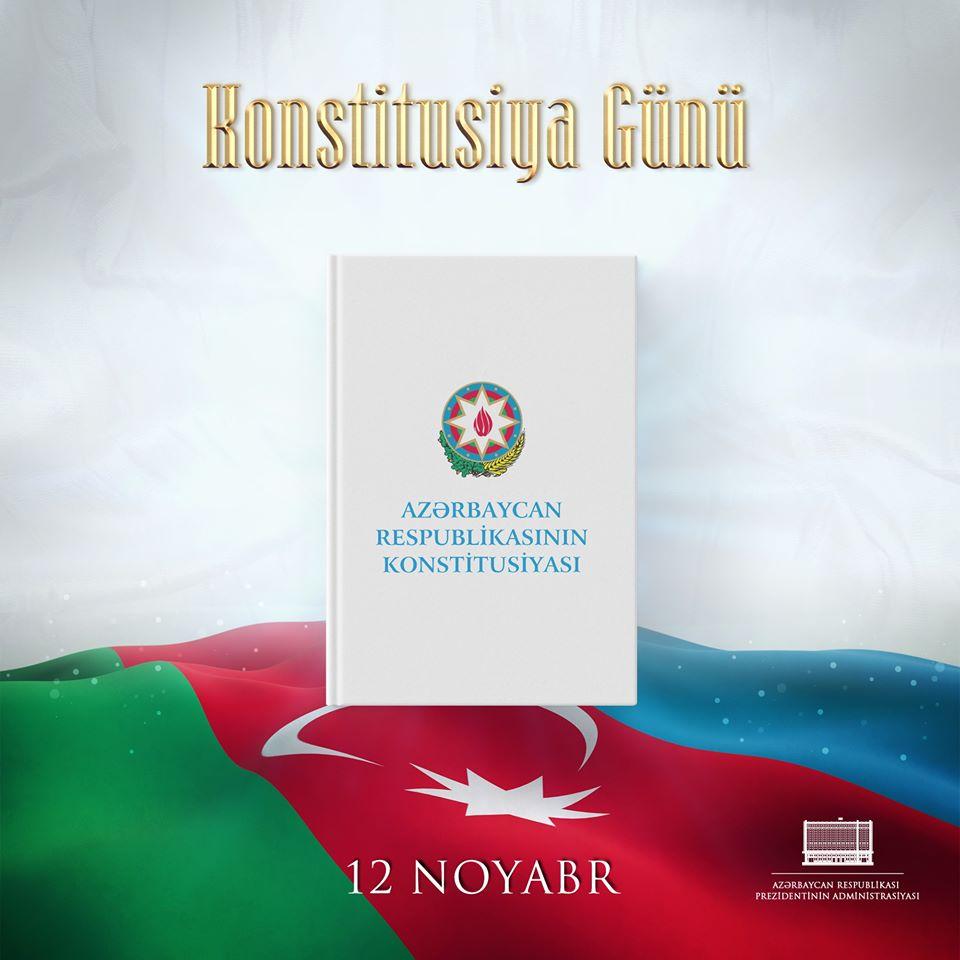 Bu gün Azərbaycanda Konstitusiya Günüdür